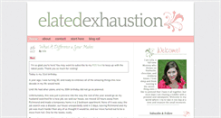 Desktop Screenshot of elatedexhaustion.com
