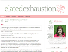 Tablet Screenshot of elatedexhaustion.com